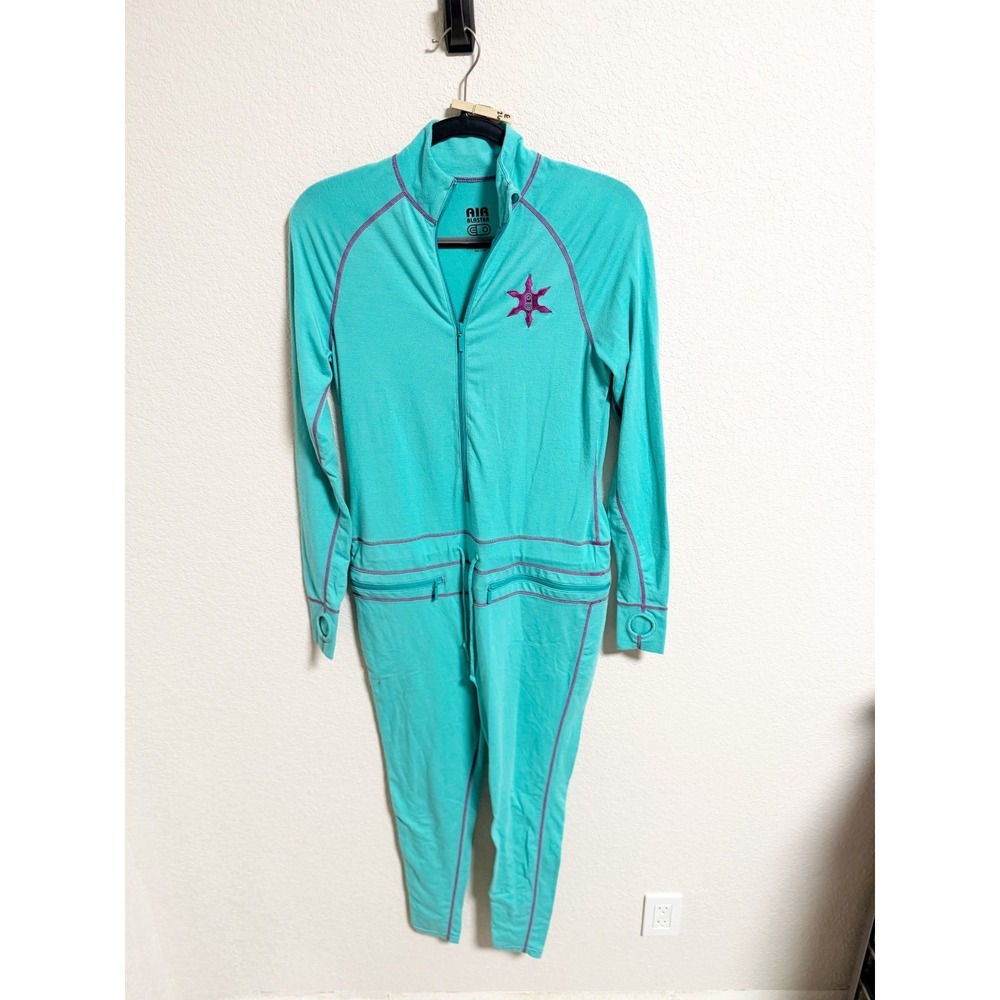 Airblaster Hoodless Ninja Suit One Piece Base Layer Outdoor Aqua Purple Small